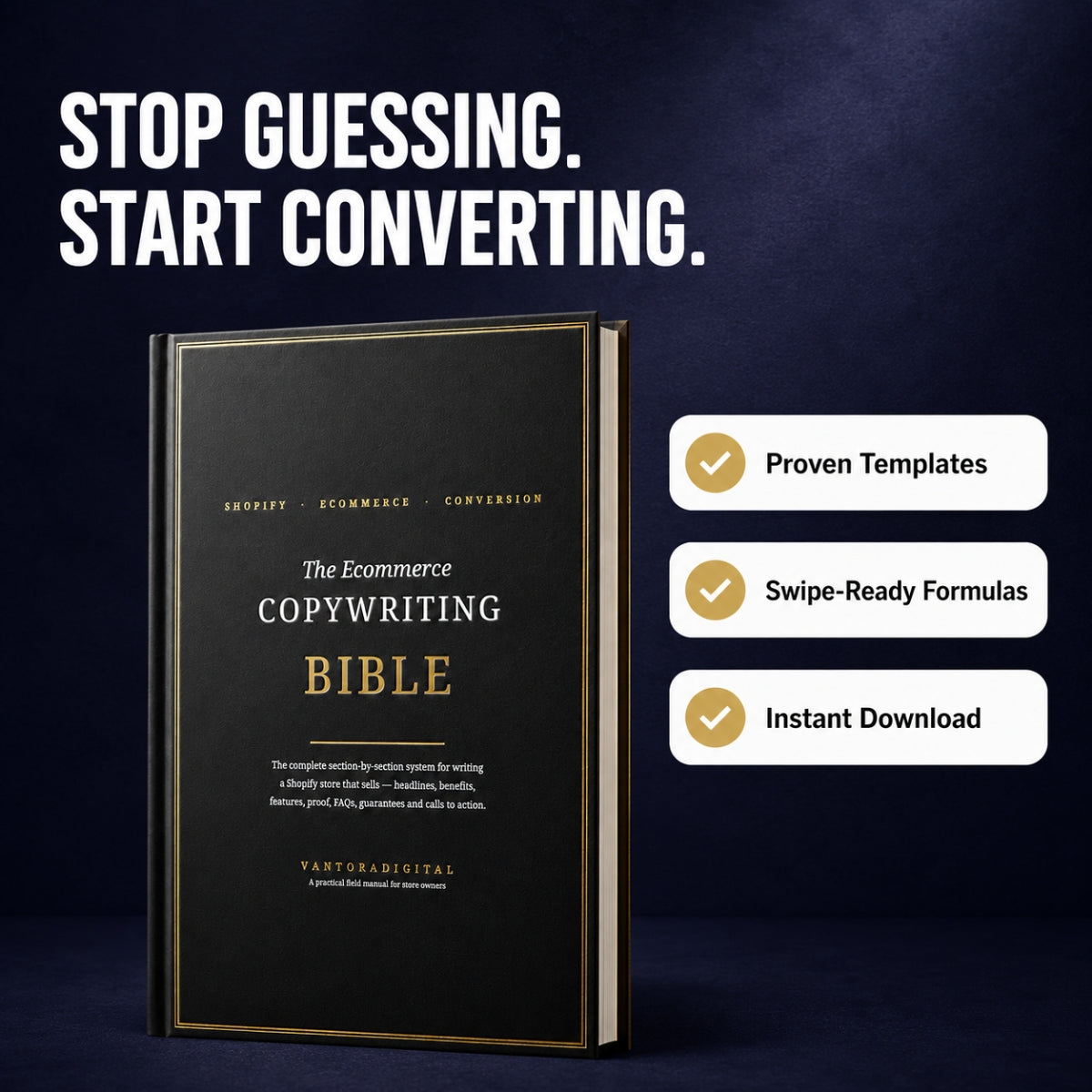 The Ecommerce Copywriting Bible (digital ebook, instant download)