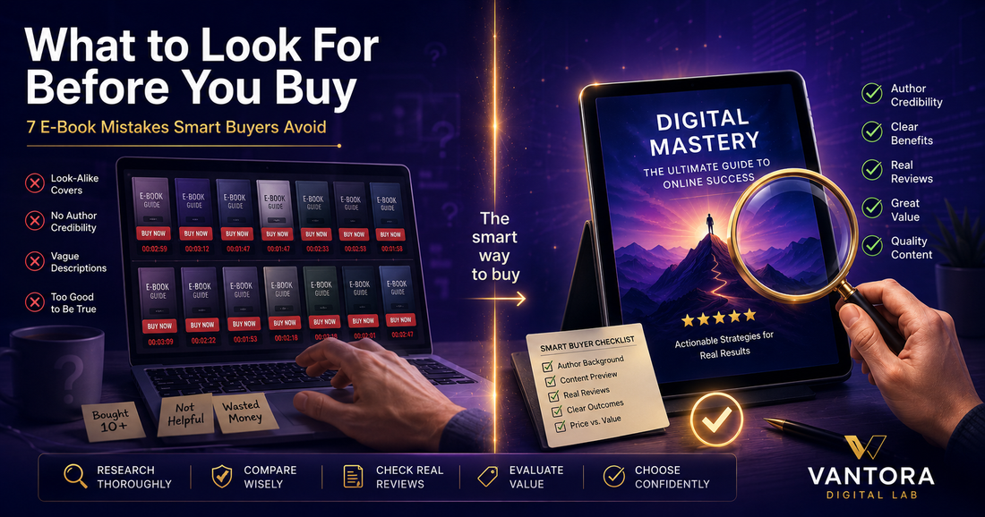 7 Mistakes to Avoid When Buying E-book