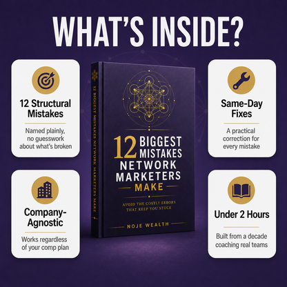 12 Biggest Mistakes Network Marketers Ever Make