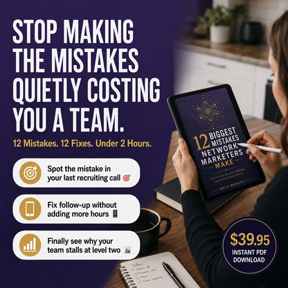 12 Biggest Mistakes Network Marketers Ever Make